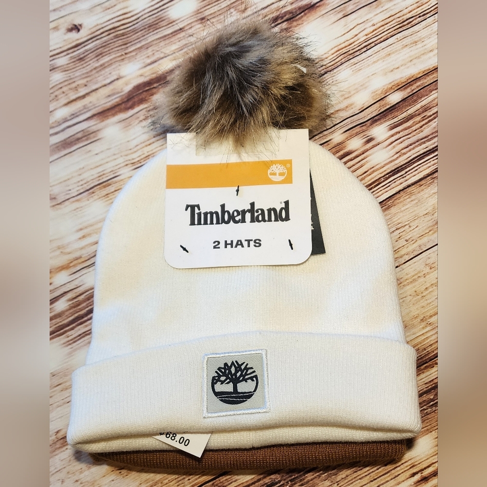 Timberland 2 Beanie Hats Set